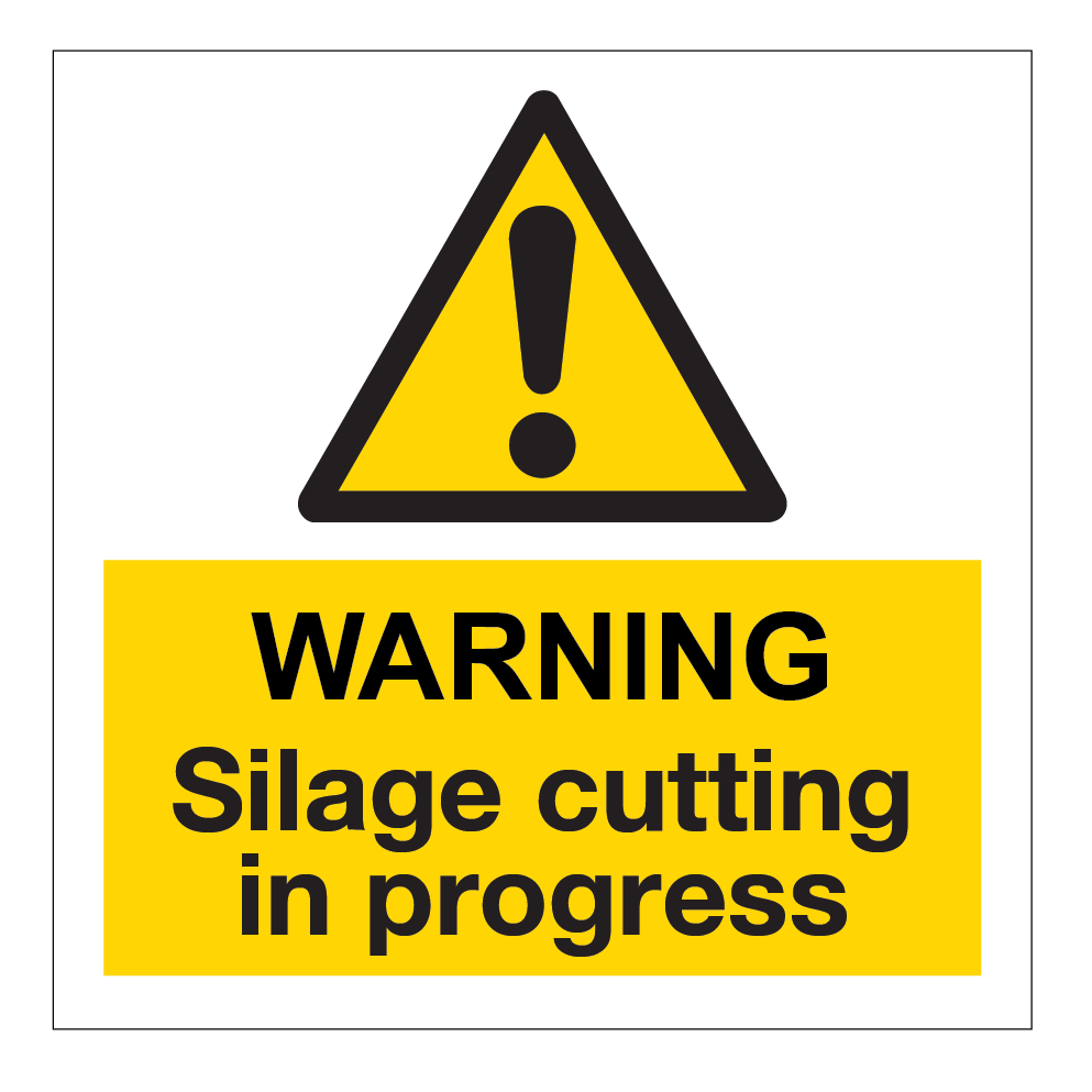 silage cutting sign for sale at www.signsonline.ie