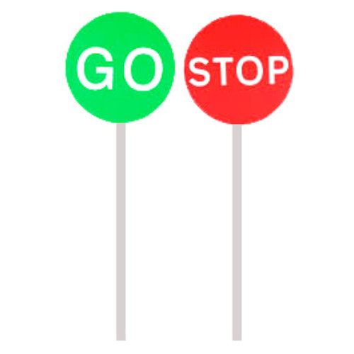 STOP and GO Paddles