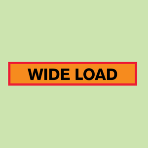Wide Load Vehicle Marker Board 1220 x 225mm from Barrow Signs
