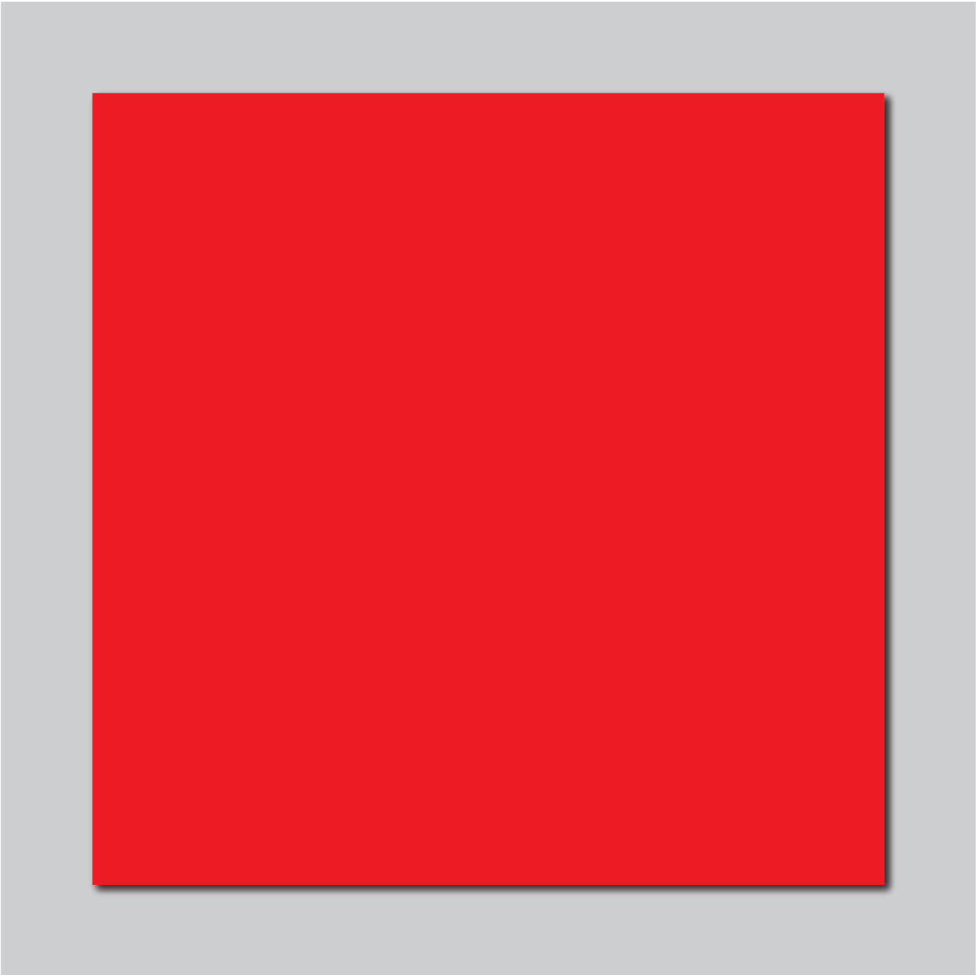 600mm X 600mm Reflective Corriboard Blank