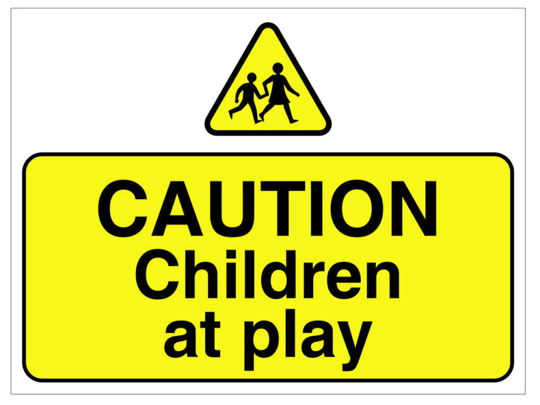 Children at Play Signs