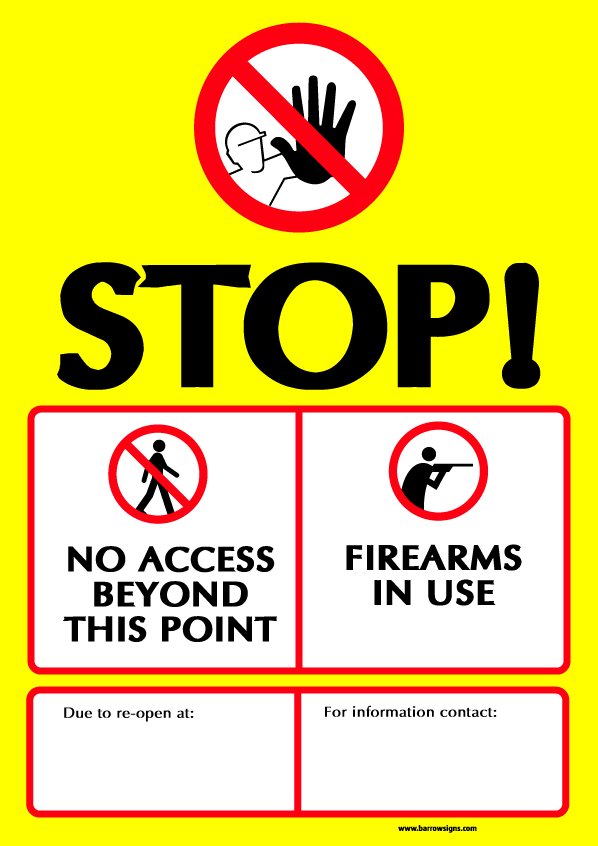 Coillte Warning Signs