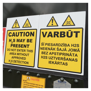 Foreign Language Safety Signs