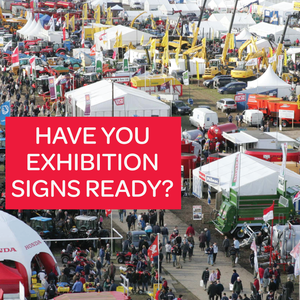 Don't leave it late to organise your signs and printing for this years Ploughing Championships!