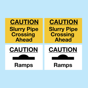 Caution Farm Access Sign Bundle
