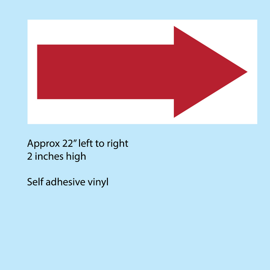 Cut Vinyl Arrow
