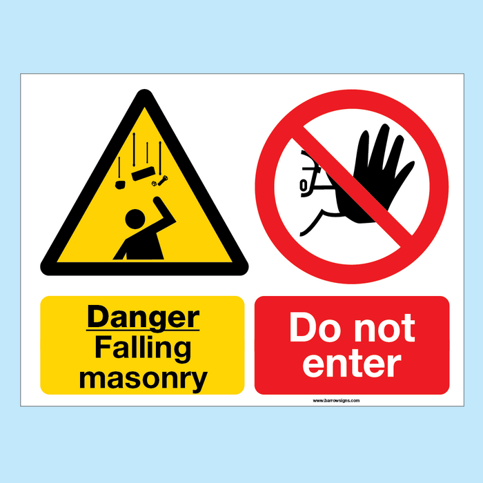 Danger Falling Debris Do Not Enter