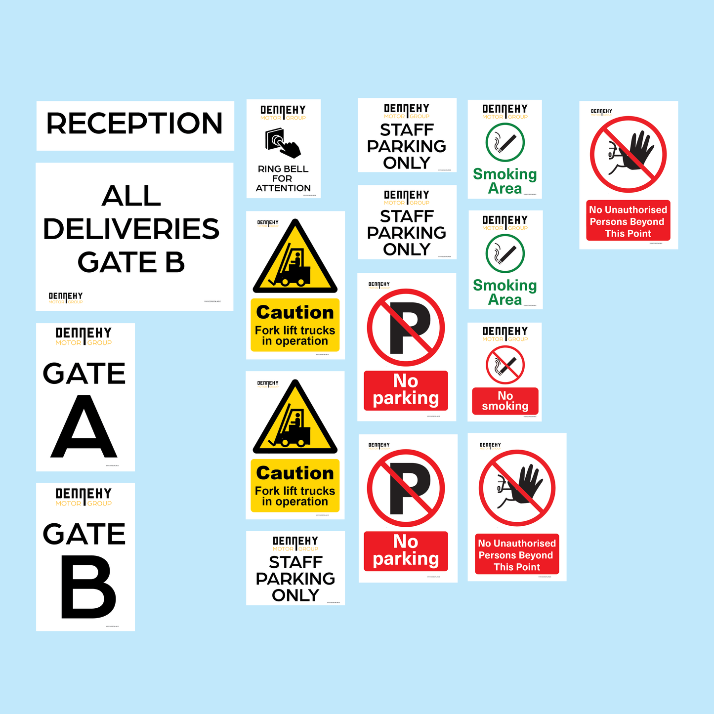 Business Entrance & Site Signage Package