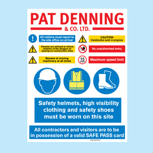 Construction Site Safety Notice (Pat Denning)