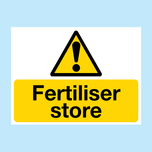 Fertiliser Store sign available to buy from www.signsonline.ie