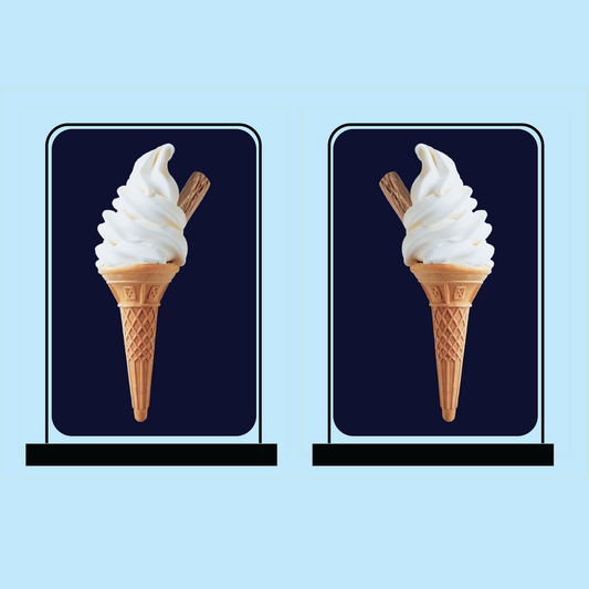 Ice Cream Swing Panel Sign
