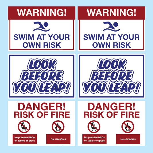 Custom Order | Water Safety Signage Pack