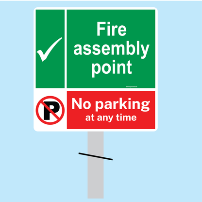 Custom Order | Reach Ability – Fire Assembly Point & No Parking Sign Package