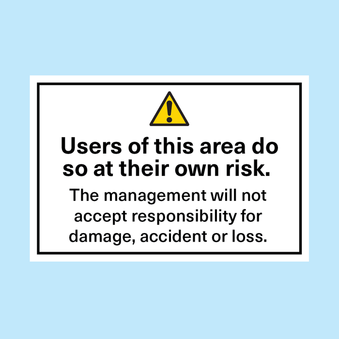 Disclaimer Sign 2.0