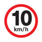 10 km / h speed limit sign available to order online from www.signsonline.ie. Delivering quality signs throughout Irelan, UK and EU since 2015