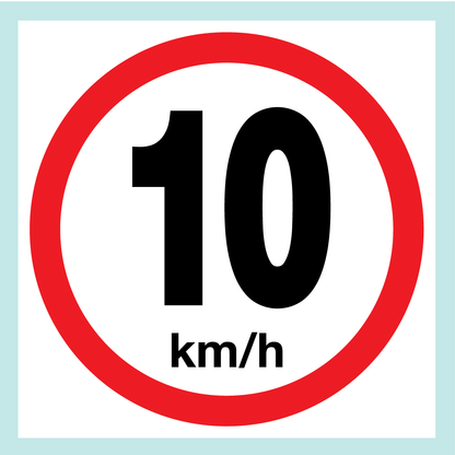 Speed Limit Signs (on Square Board)
