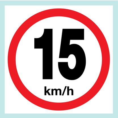 Speed Limit Signs (on Square Board)