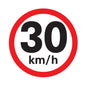 30 km / h speed limit sign available to order online from www.signsonline.ie. Delivering quality signs throughout Irelan, UK and EU since 2015
