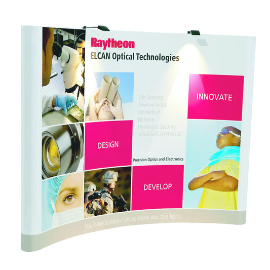 Pop Up display wall. Layout included