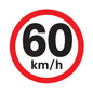 60 km / h speed limit sign available to order online from www.signsonline.ie. Delivering quality signs throughout Irelan, UK and EU since 2015