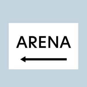 ARENA SIGN (ARROW LEFT)