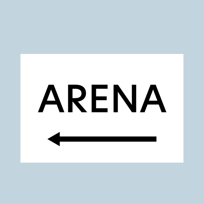 ARENA SIGN (ARROW LEFT)