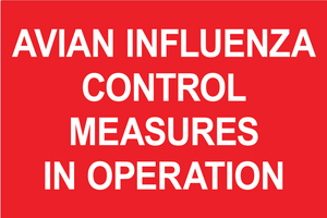 Avian Influenza Control Measures In Operation