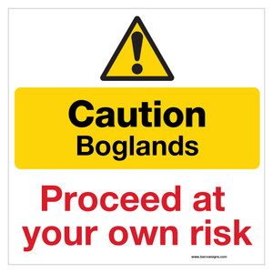 Caution Boglands - Proceed at your own risk