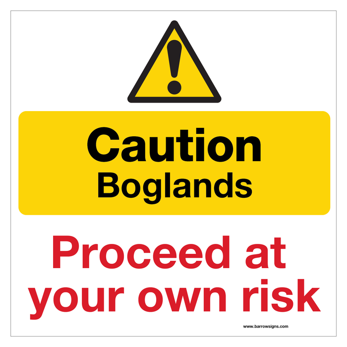 Caution Boglands - Proceed at your own risk