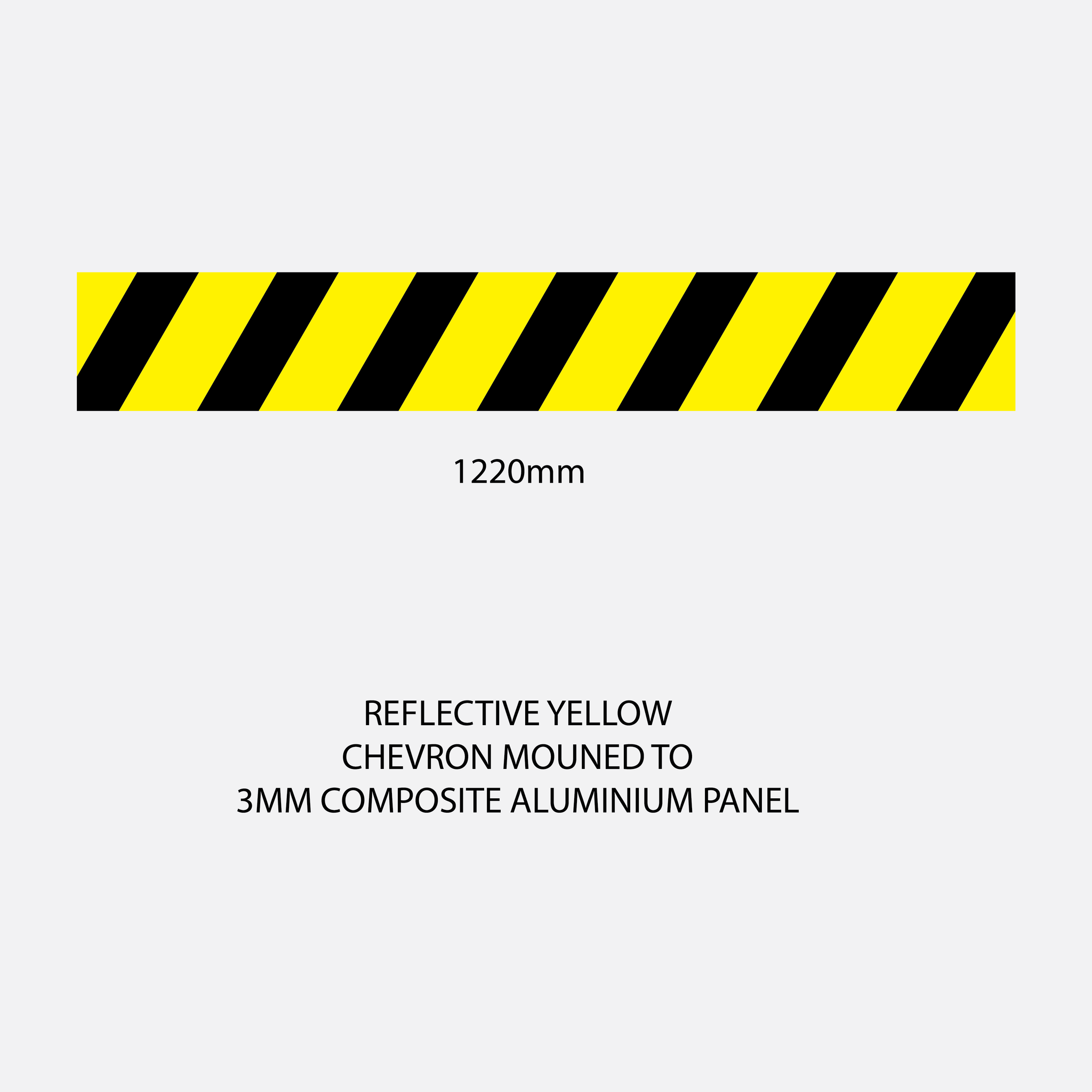 Reflective Chevron Panel