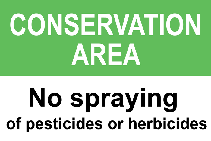 Conservation Area No Spraying