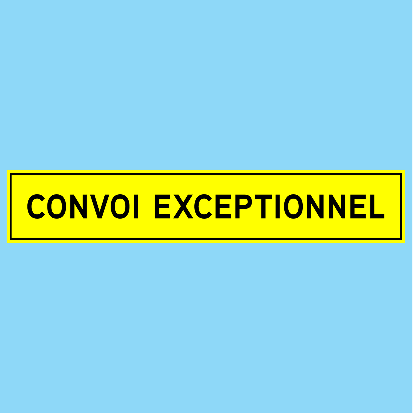 Convoi Exceptionnel Vehicle Marker Board available for sale on www.signsonline.ie