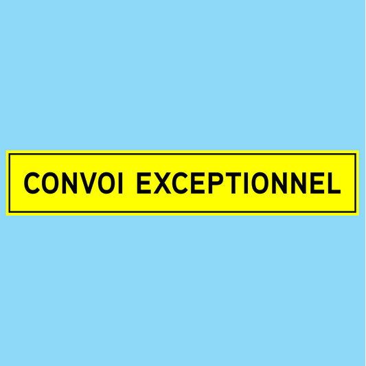 Convoi Exceptionnel Vehicle Marker Board available for sale on www.signsonline.ie