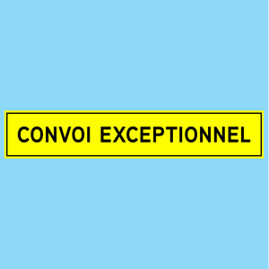 Convoi Exceptionnel Vehicle Marker Board available for sale on www.signsonline.ie