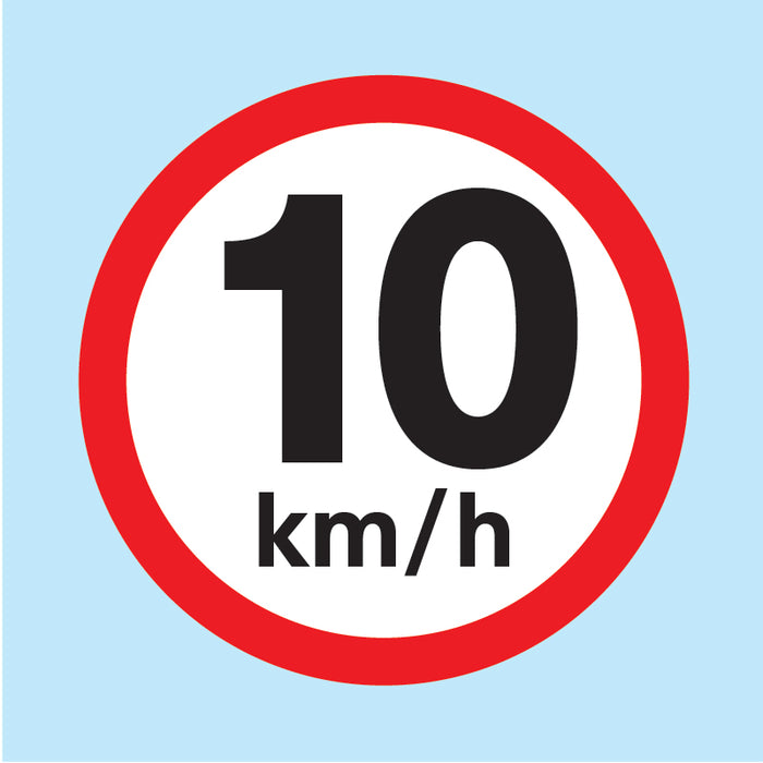 Speed Limit Sign With Post Fittings