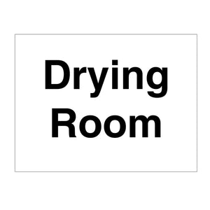 Door Sign Drying Room