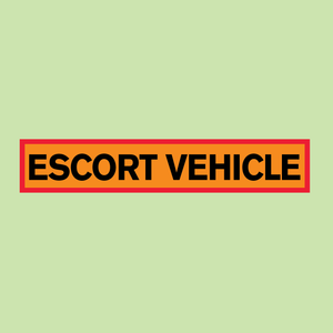 Escort Vehicle Marker Board from www.barrowsigns.com