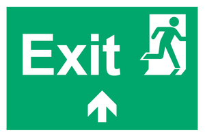 Exit Ahead sign available for sale on line at www.signsonline.ie