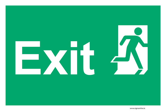 EXIT SIGN