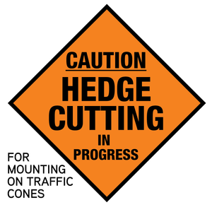 Cone Mounted Hedge Cutting