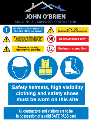 John O'Brien Safety Sign