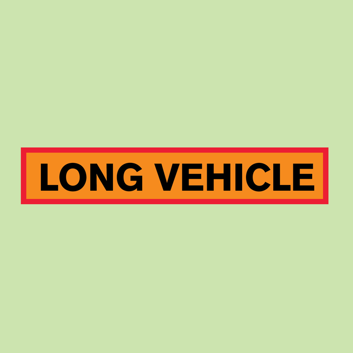 Long Vehicle Marker Board 1220 x 225mm