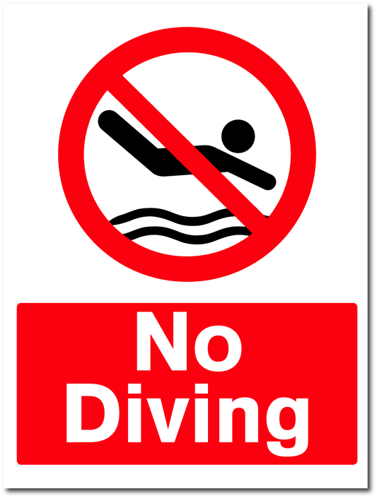 No Diving
