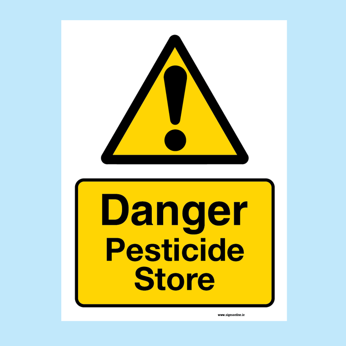 Danger! Pesticide Store