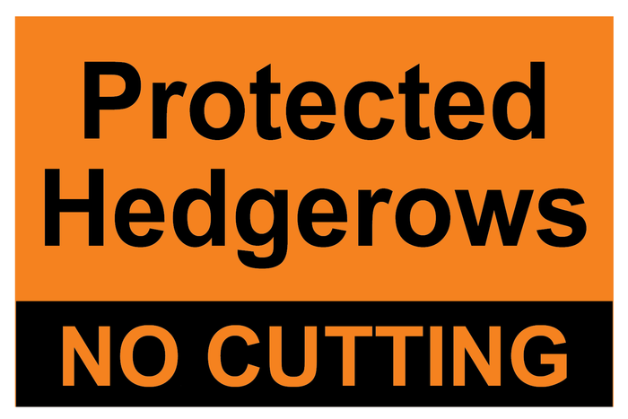 Protected Hedgerows No Cutting