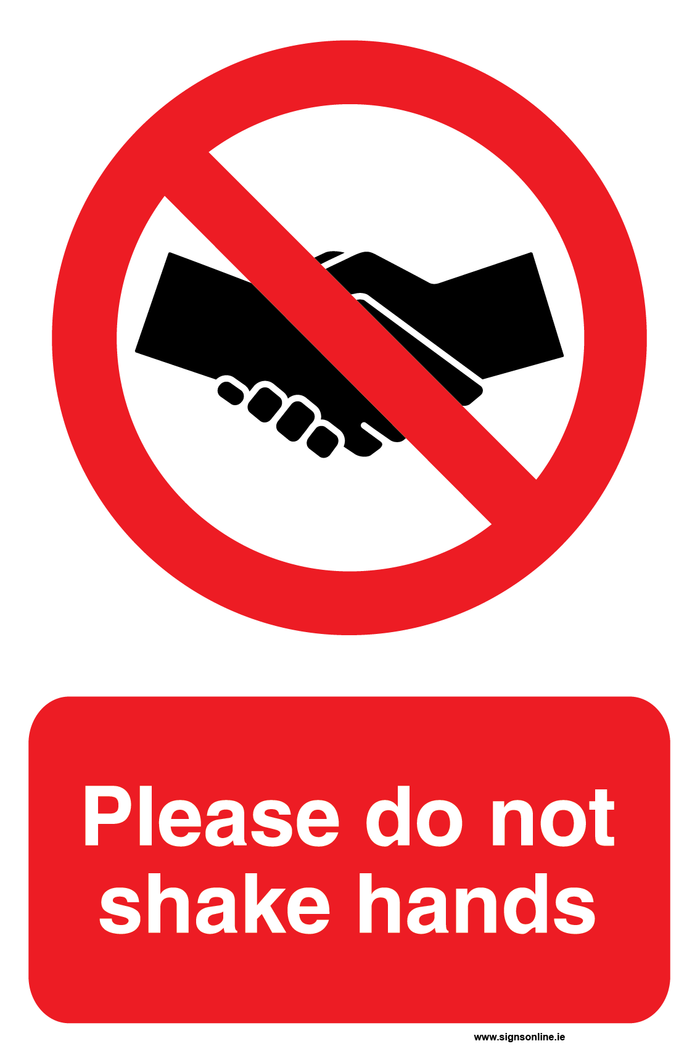 Please Do Not Shake Hands