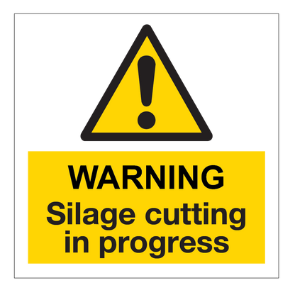 silage cutting sign for sale at www.signsonline.ie