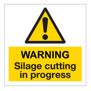 silage cutting sign for sale at www.signsonline.ie
