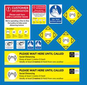 Self Adhesive Sticker Pack designed for Shops and Retail Operations for sale from www.signsonline.ie