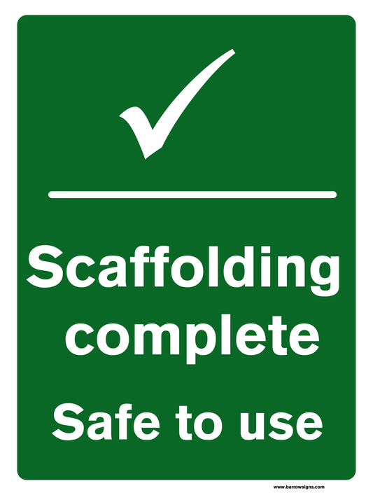 Scaffolding Complete | Safe To Use